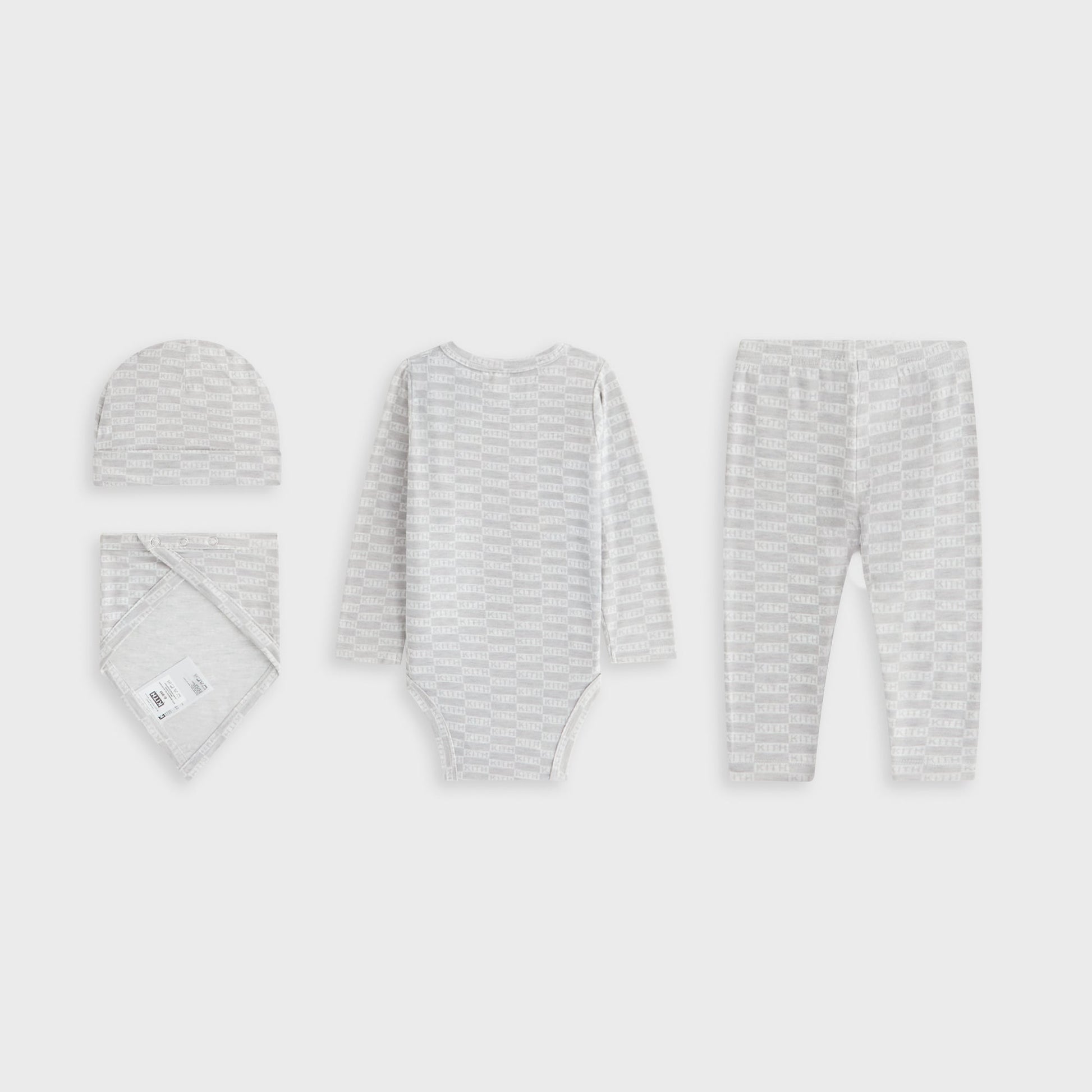 Kids Kith Kith Baby Classic Gift Set - Light Heather Grey