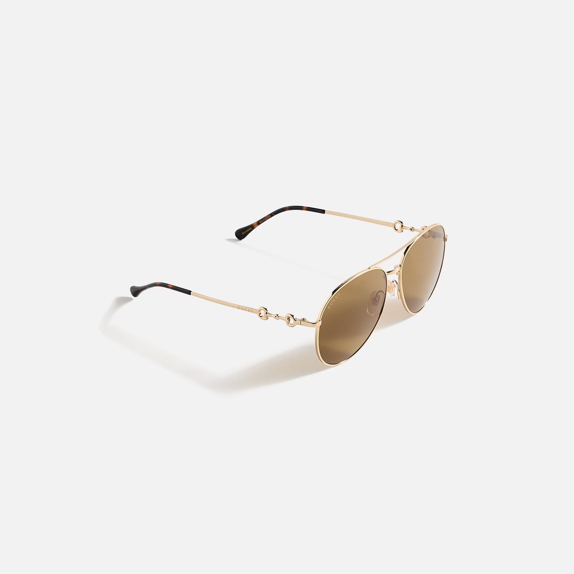 Men Kith Gucci Aviator Sunglasses - Gold
