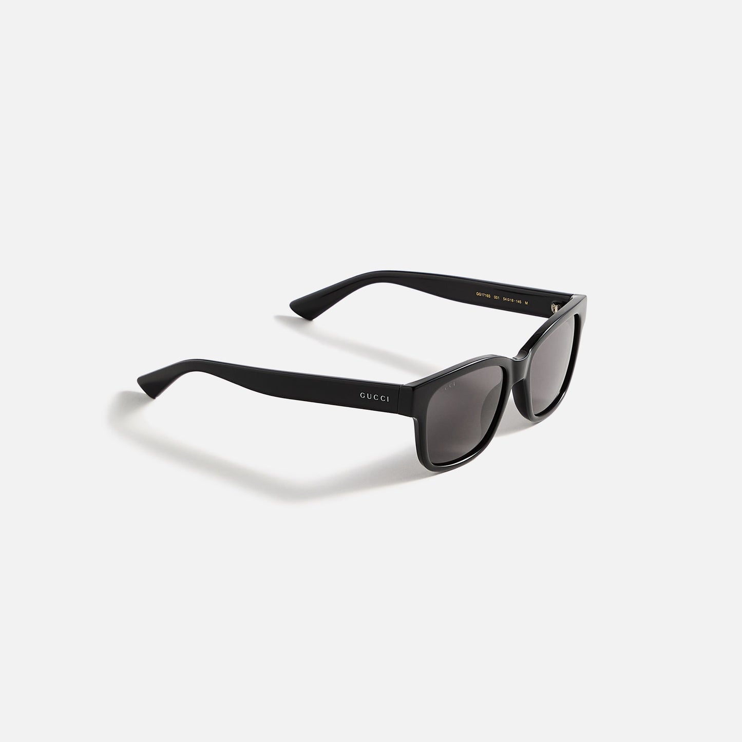Men Kith Gucci Square Sunglasses - Black / Grey