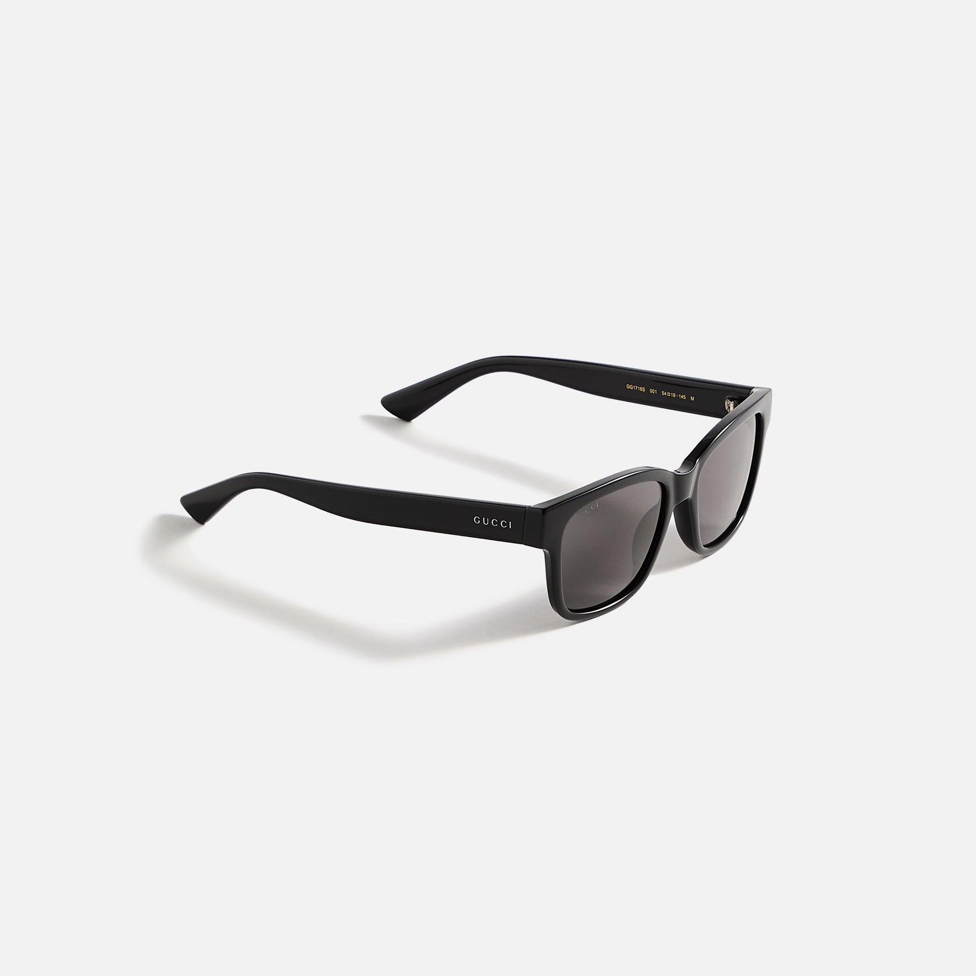 Men Kith Gucci Square Sunglasses - Black / Grey
