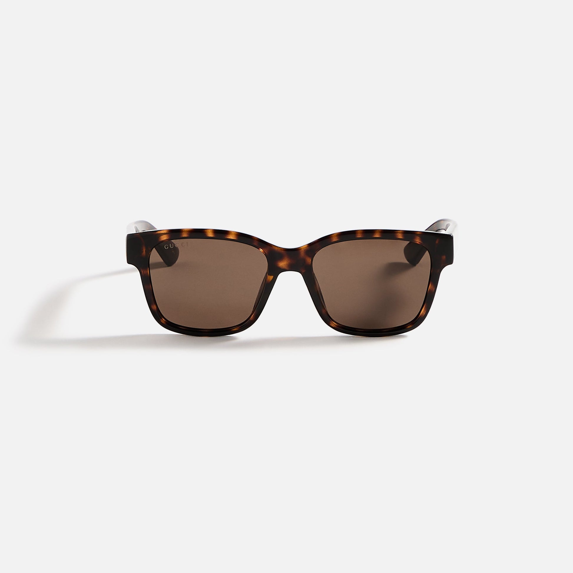 Men Kith Gucci Square Sunglasses - Havana