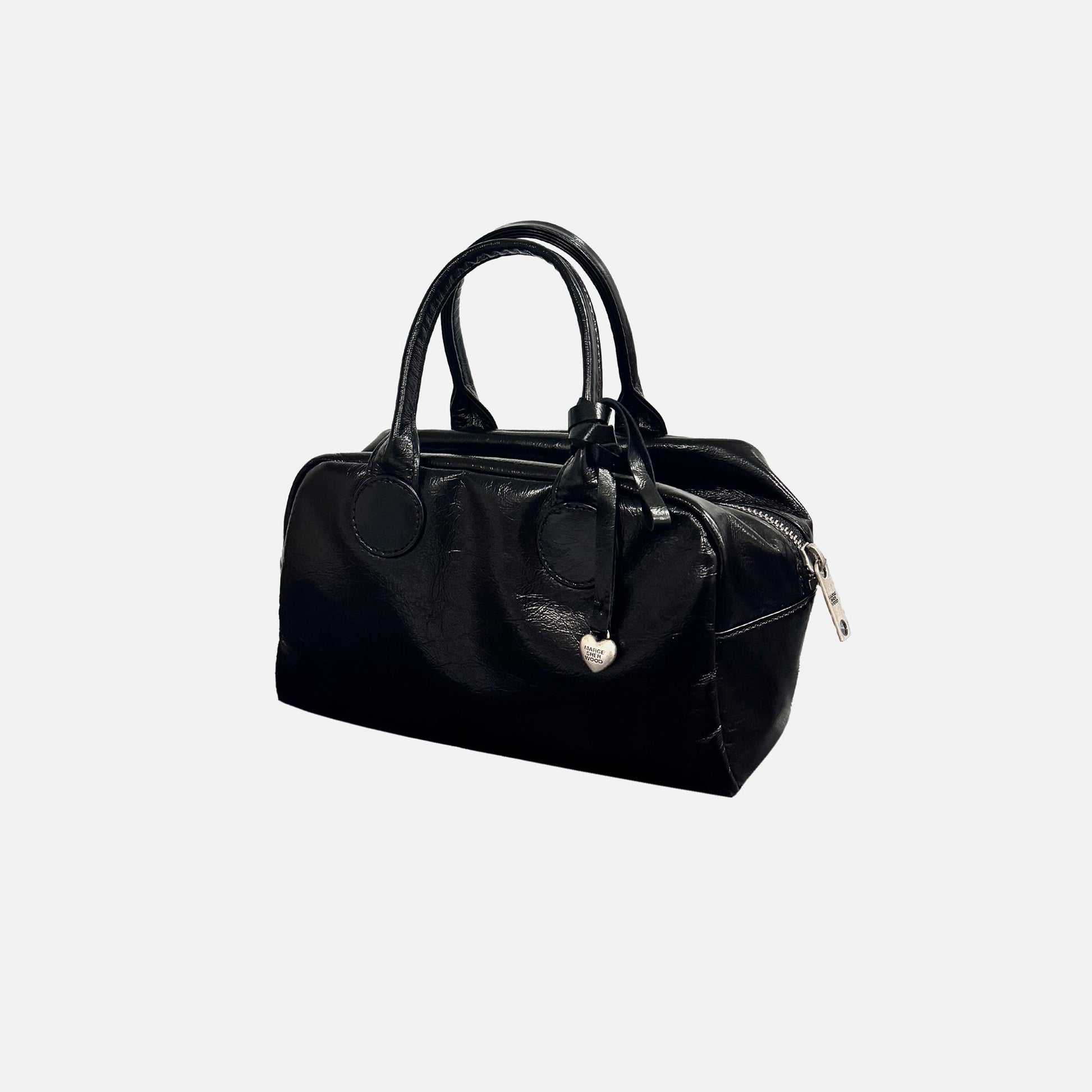 Women Kith MARGESHERWOOD Soft Bowling Bag - Crinkle Black