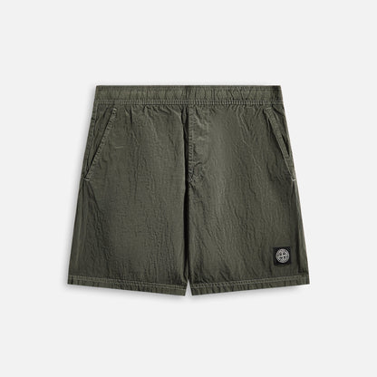 Men Kith Stone Island Nylon Metal Swim Short - Military Green