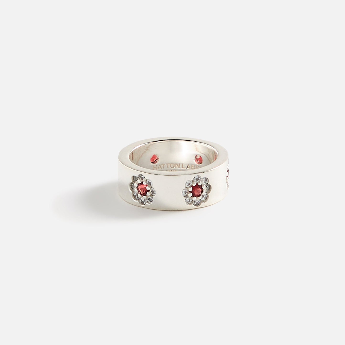 Men Kith Hatton Labs Daisy Ring - White / Red