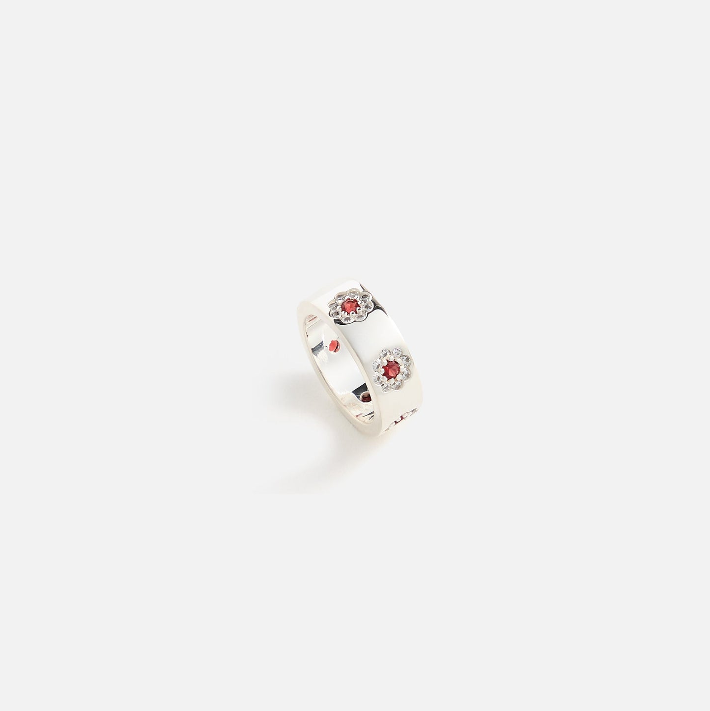 Men Kith Hatton Labs Daisy Ring - White / Red
