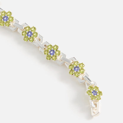 Men Kith Hatton Labs Daisy Bracelet - Peridot / Tanzanite