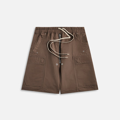 Men Kith Rick Owens Cargobela Shorts - Dust