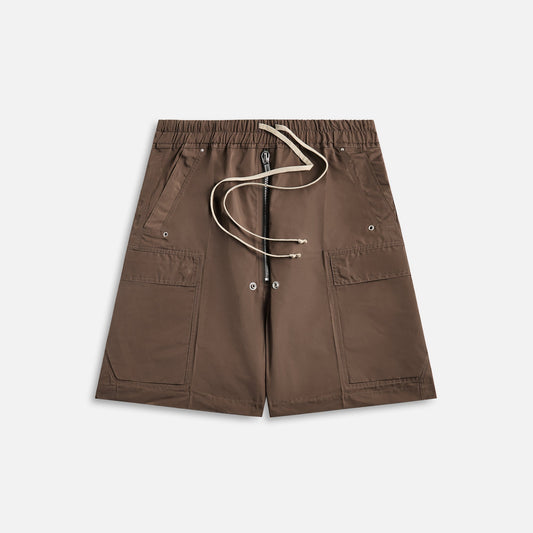 Men Kith Rick Owens Cargobela Shorts - Dust