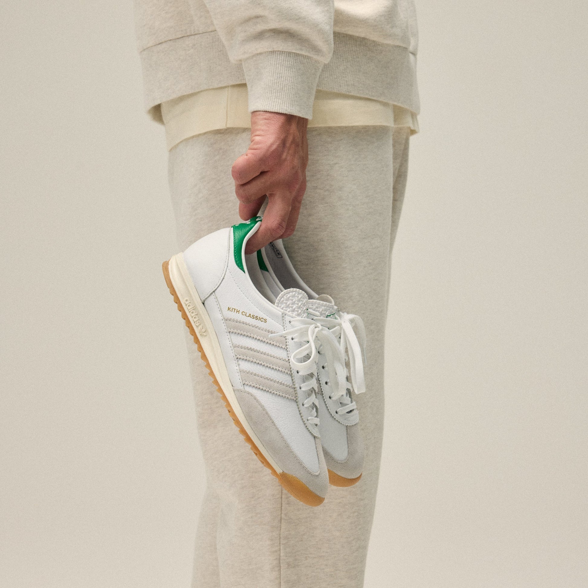 Men|Women Kith Kith Classics for adidas Originals SL 72 - White / Green