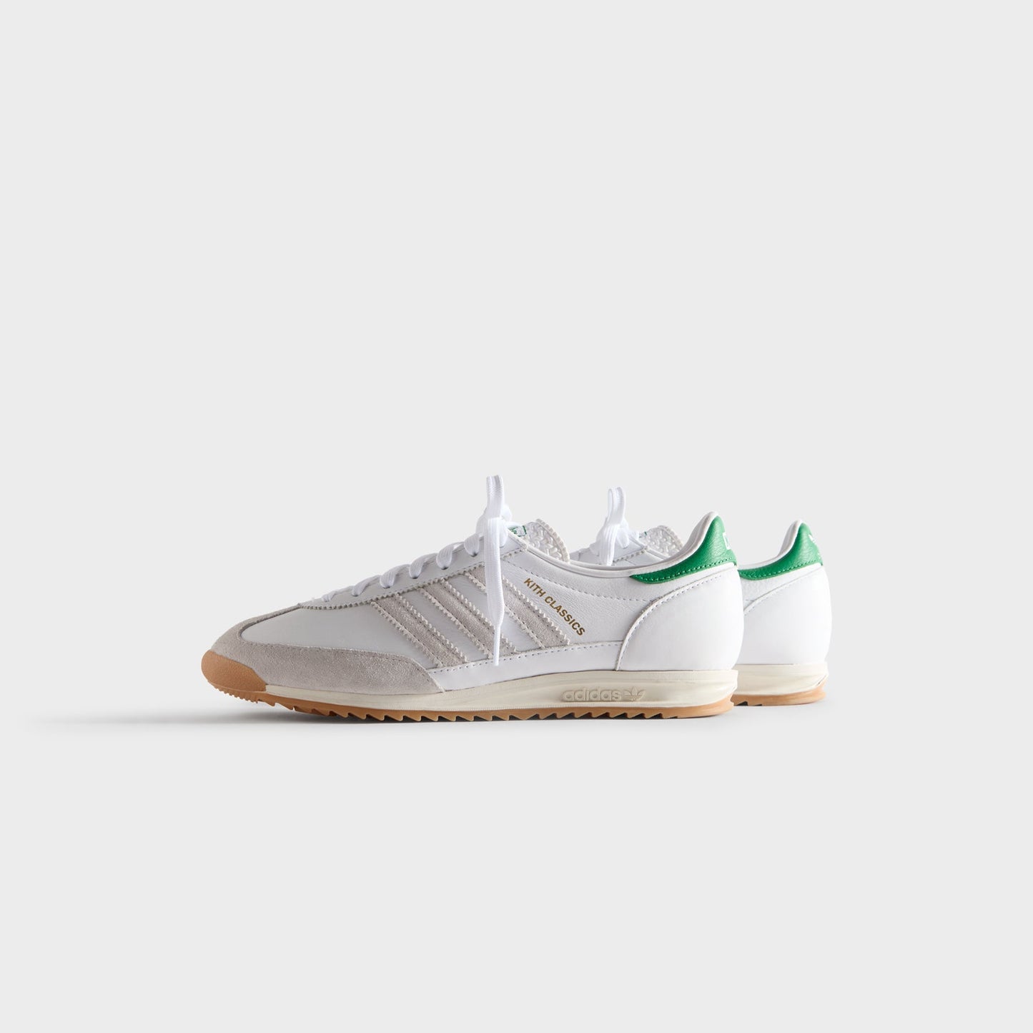 Men|Women Kith Kith Classics for adidas Originals SL 72 - White / Green
