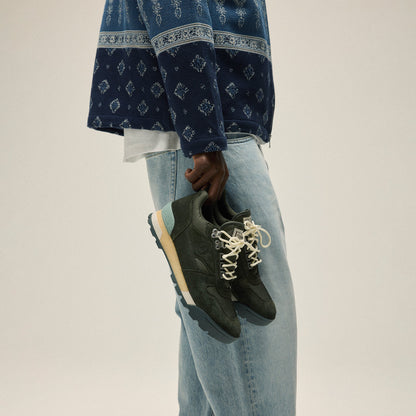 Women|Men Kith 8th St by Ronnie Fieg for Clarks Originals Laddow - Dark Olive Combi