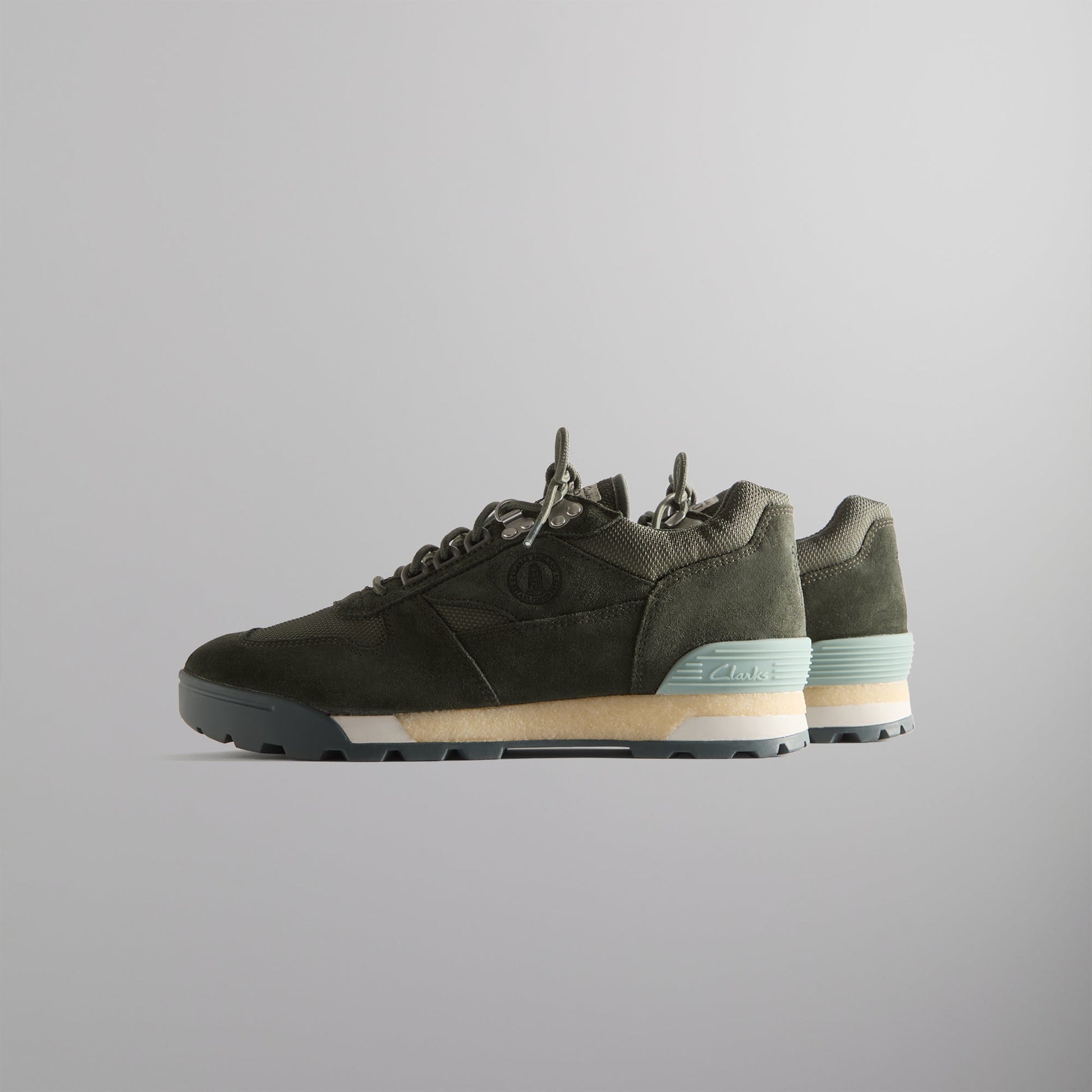 Women|Men Kith 8th St by Ronnie Fieg for Clarks Originals Laddow - Dark Olive Combi