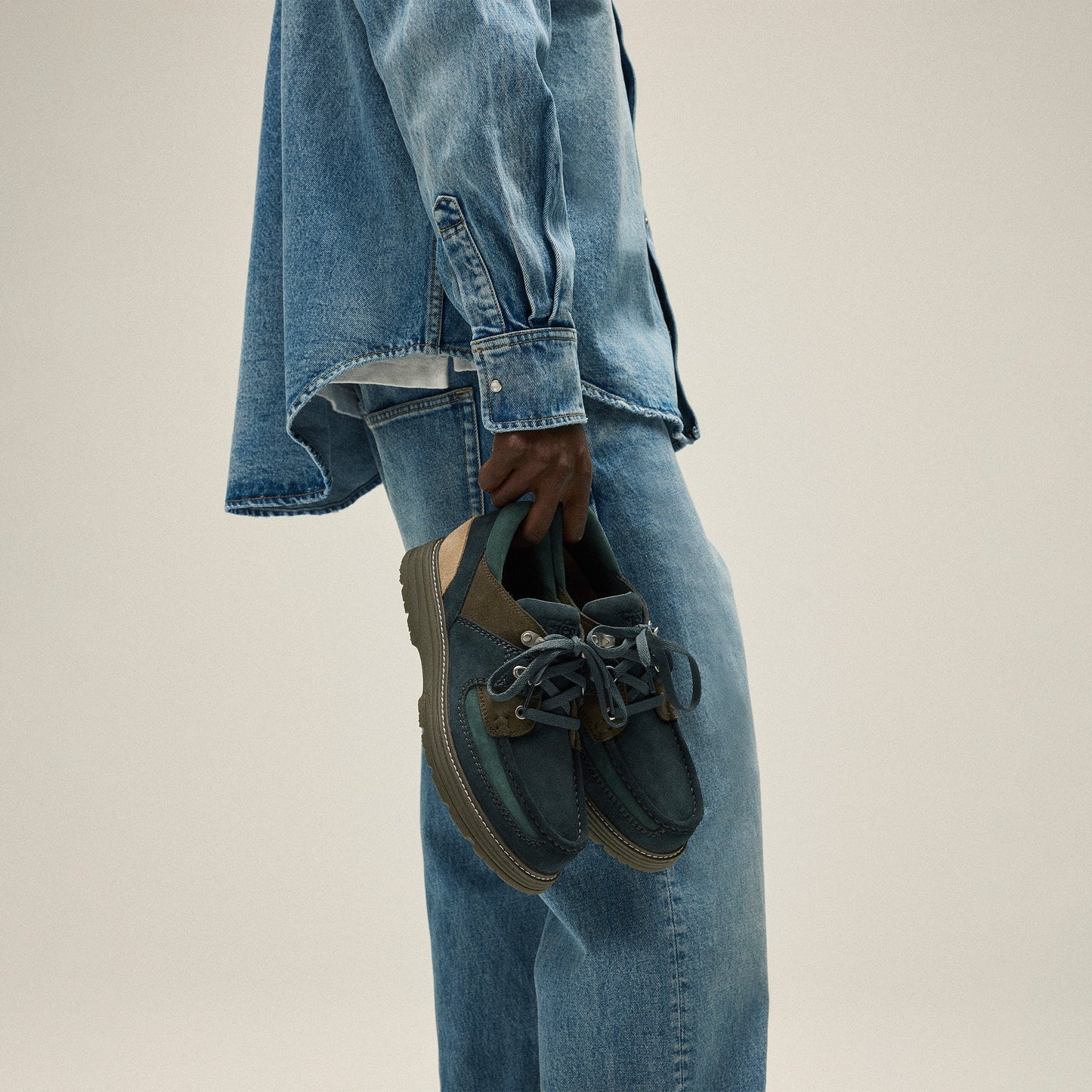Women|Men Kith 8th St by Ronnie Fieg for Clarks Originals Sunderland - Dark Teal Comb