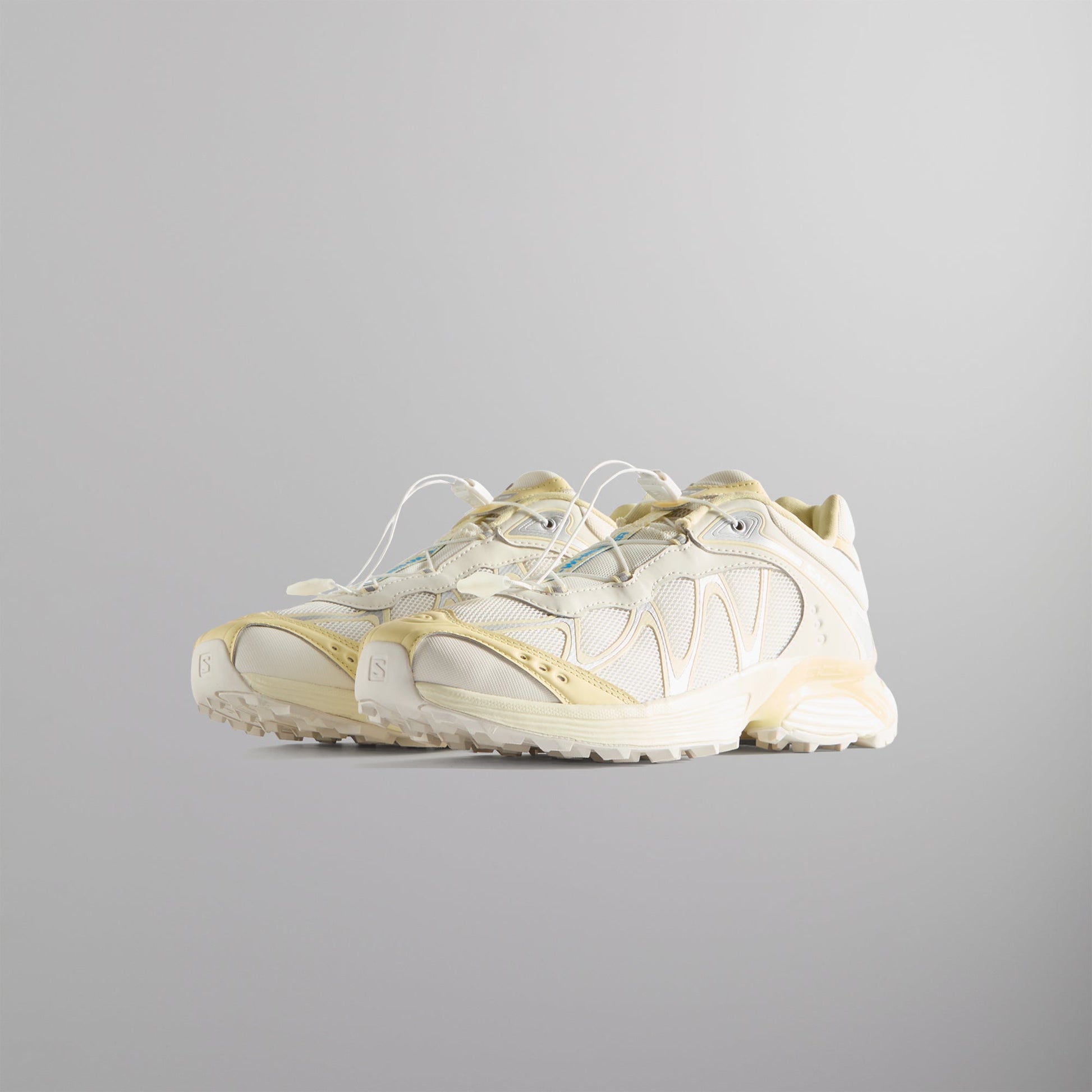 Women|Men Kith Kith for Salomon XT-Whisper - Vanilla / Transparent Yellow / Silver