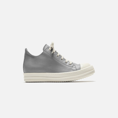 Men Kith Rick Owens Low Sneaks - Scarpe In Pelle / Dust / Milk / Milk
