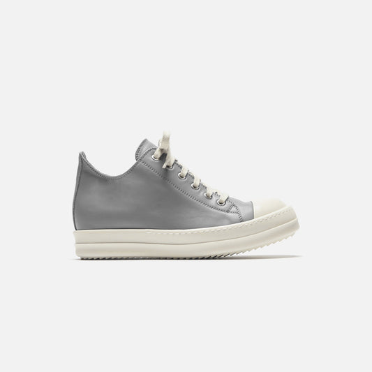Men Kith Rick Owens Low Sneaks - Scarpe In Pelle / Dust / Milk / Milk