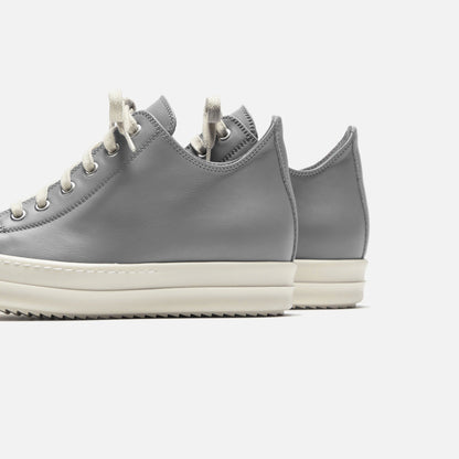 Men Kith Rick Owens Low Sneaks - Scarpe In Pelle / Dust / Milk / Milk
