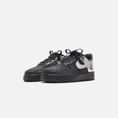 Men Kith Nike Air Force 1 - Black / Metallic Silver