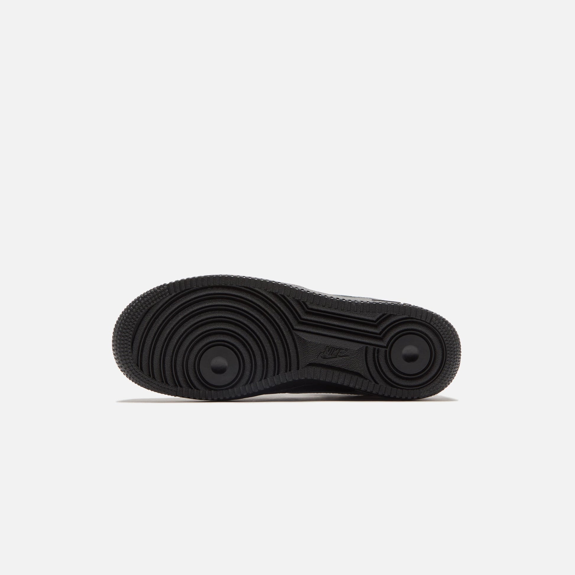 Men Kith Nike Air Force 1 - Black / Metallic Silver