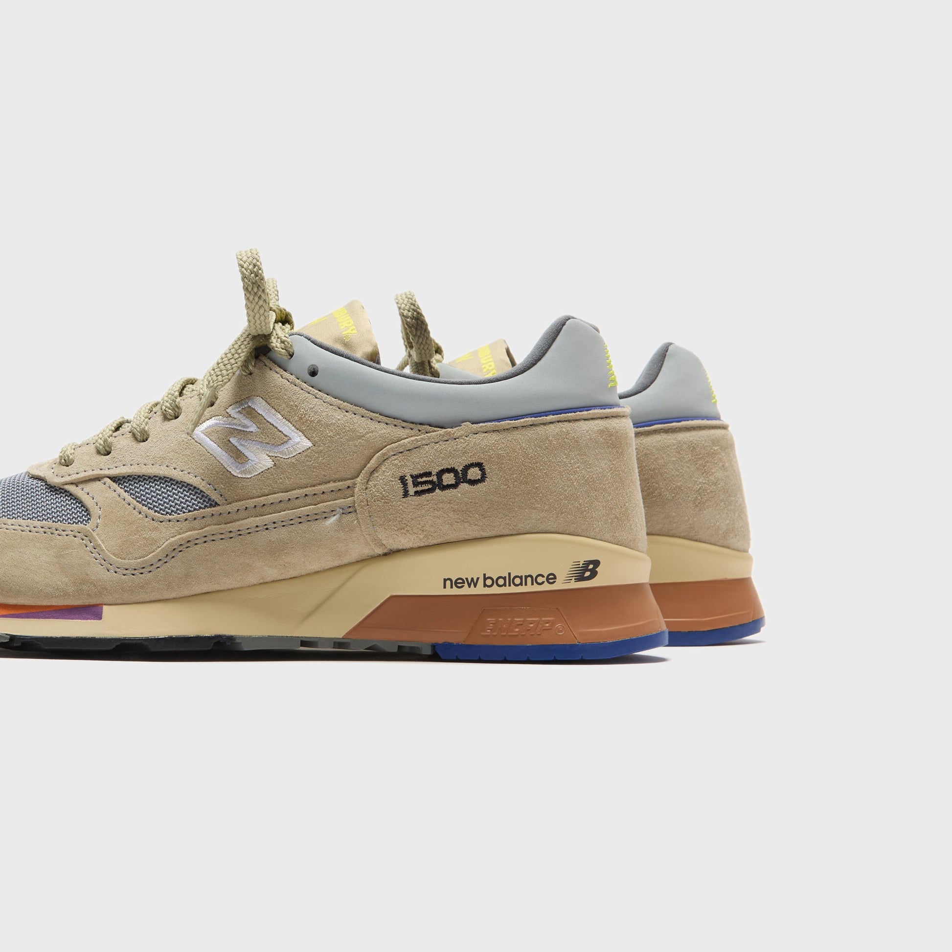 Men Kith New Balance x Salehe Bembury Made in UK 1500 - Olive / Gray