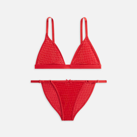 Women Kith Kith Women Bra & Cheeky Set - Cherry Bomb