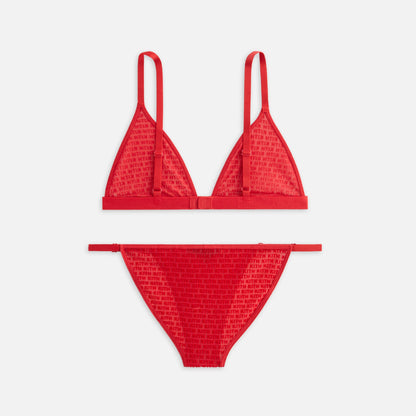 Women Kith Kith Women Bra & Cheeky Set - Cherry Bomb