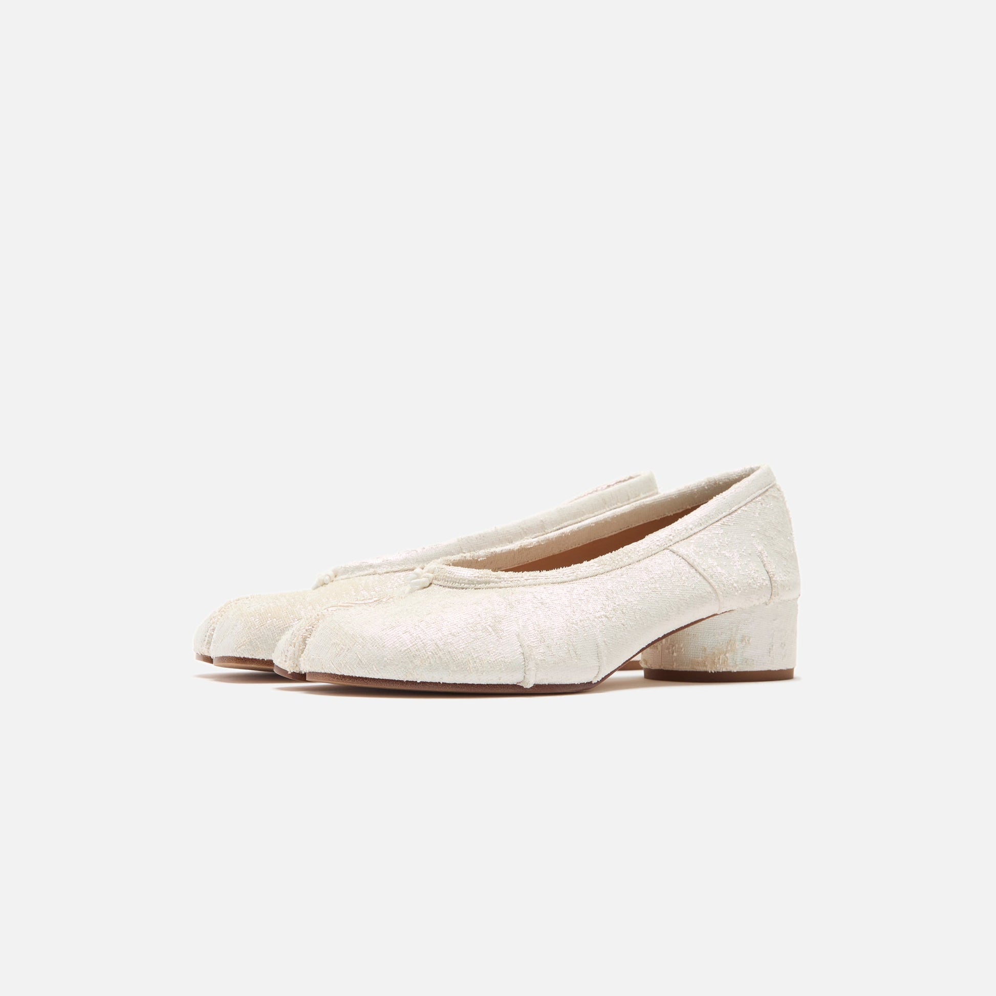 Women Kith Maison Margiela Tabi Ballerina H30 - White Pearly