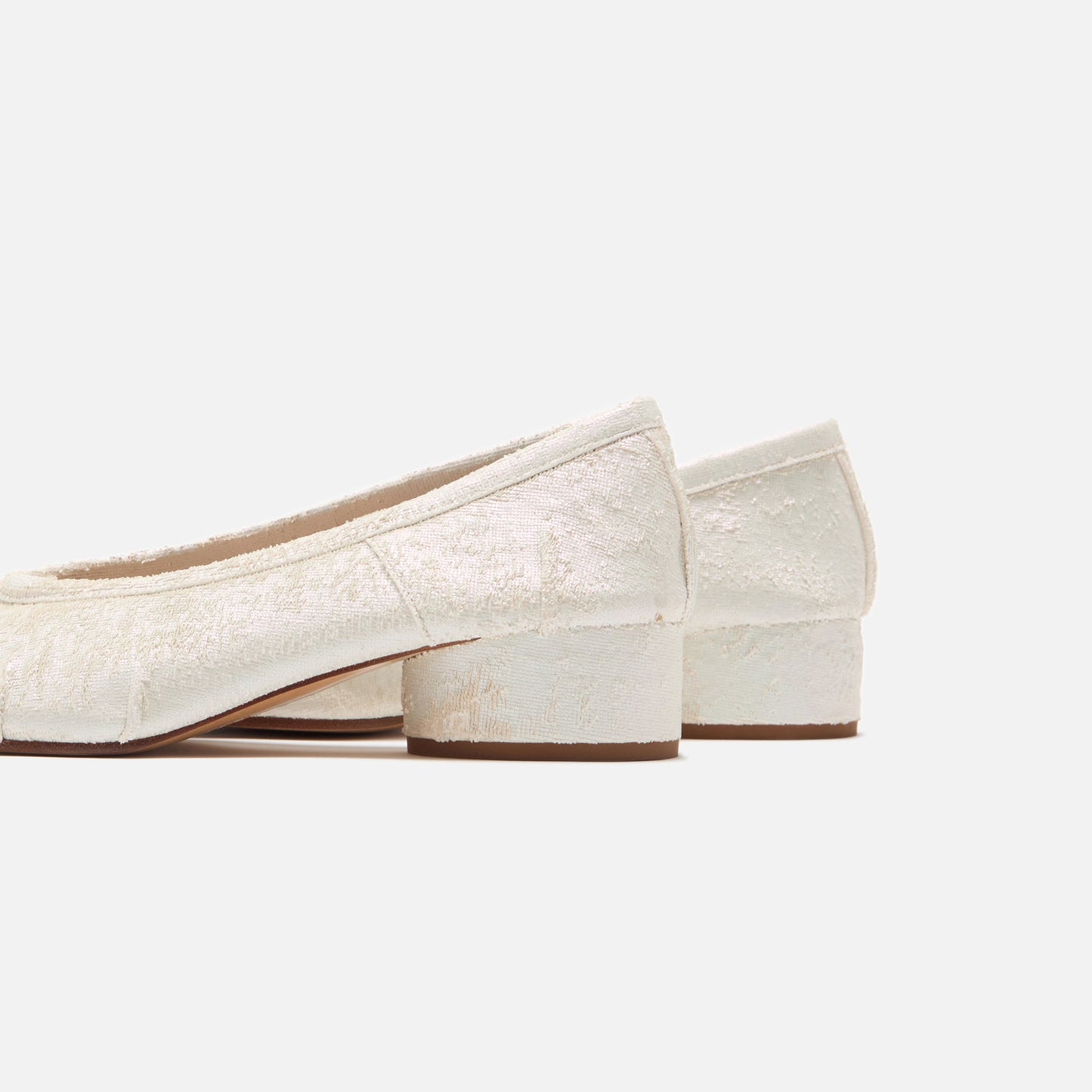 Women Kith Maison Margiela Tabi Ballerina H30 - White Pearly