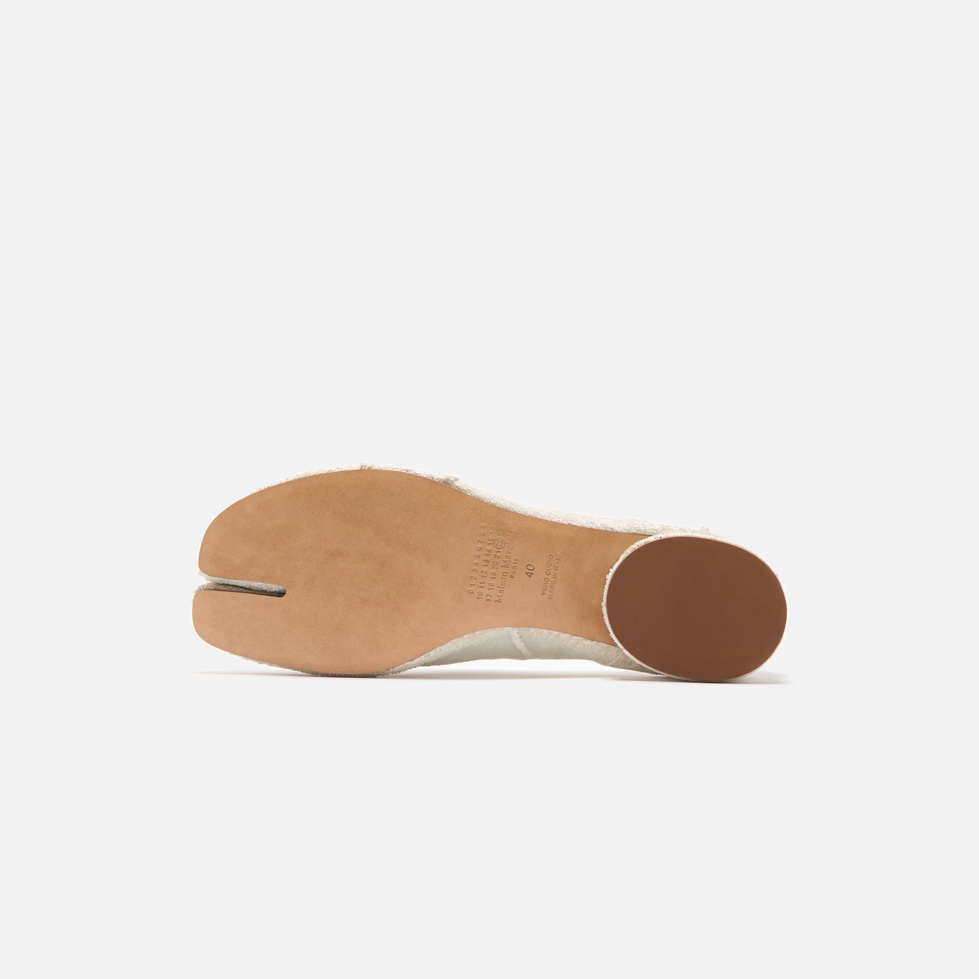 Women Kith Maison Margiela Tabi Ballerina H30 - White Pearly