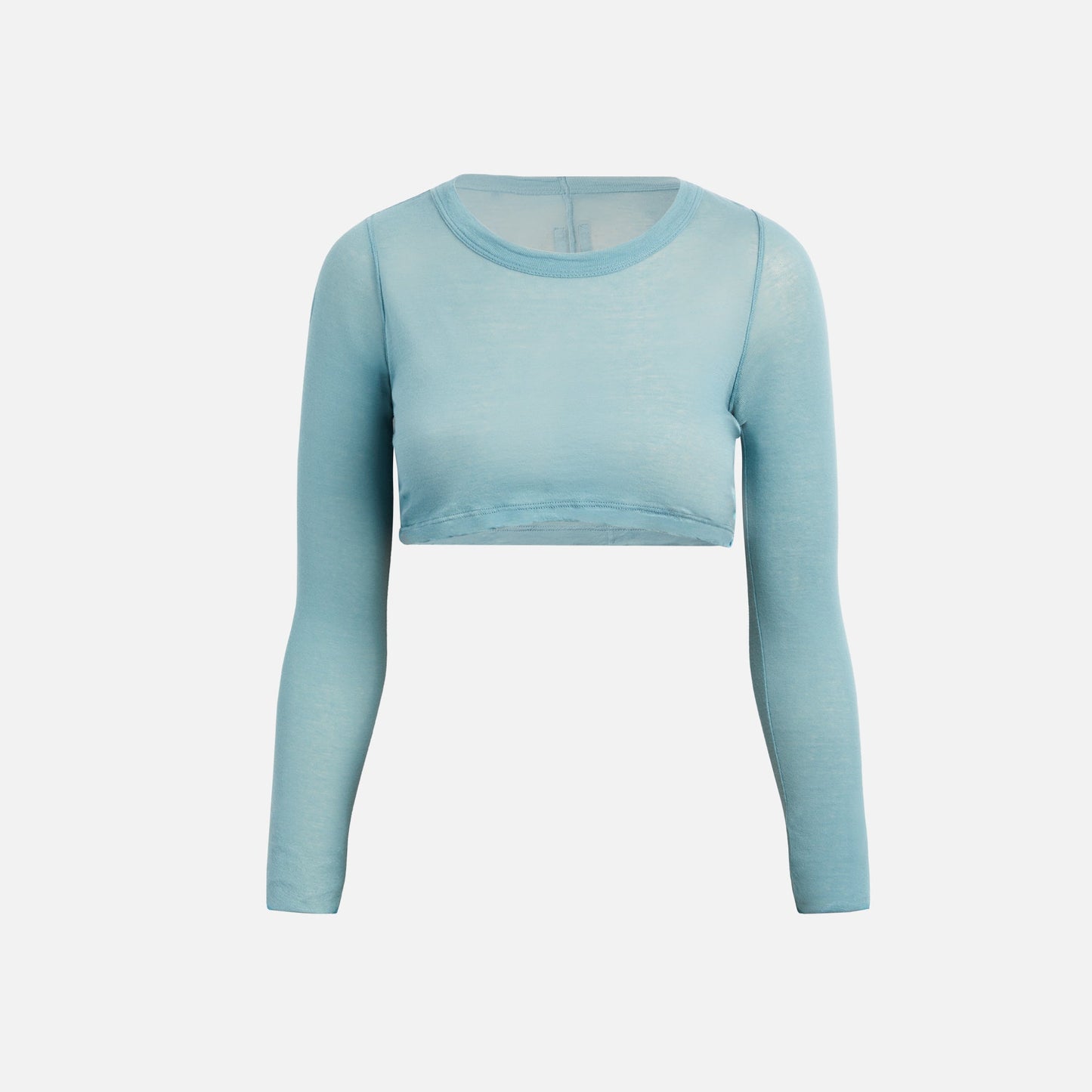 Women Kith Rick Owens Long Sleeve Crop Top - Mouthwash