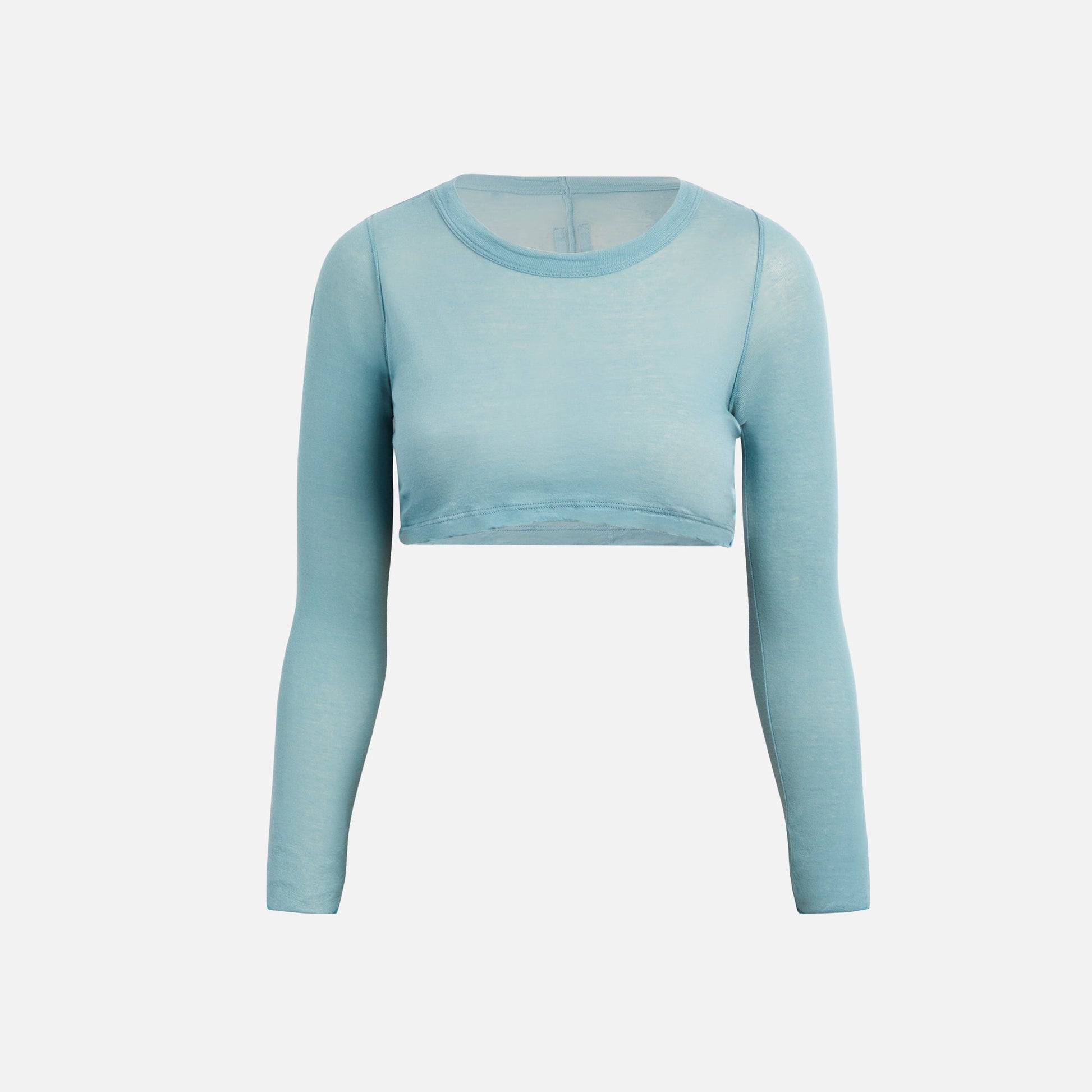 Women Kith Rick Owens Long Sleeve Crop Top - Mouthwash