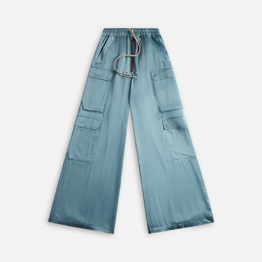 Women Kith Rick Owens Cargobelas Charmeuse Cargo Pant - Mouthwash