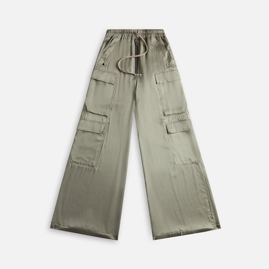 Women Kith Rick Owens Cargobelas Charmeuse Cargo Pant - Celadon
