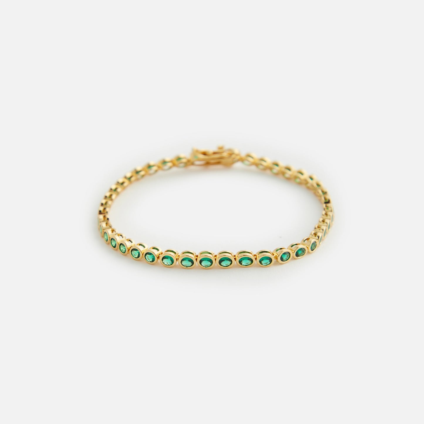 Women Kith Crystal Haze Eternal Bracelet - Emerald