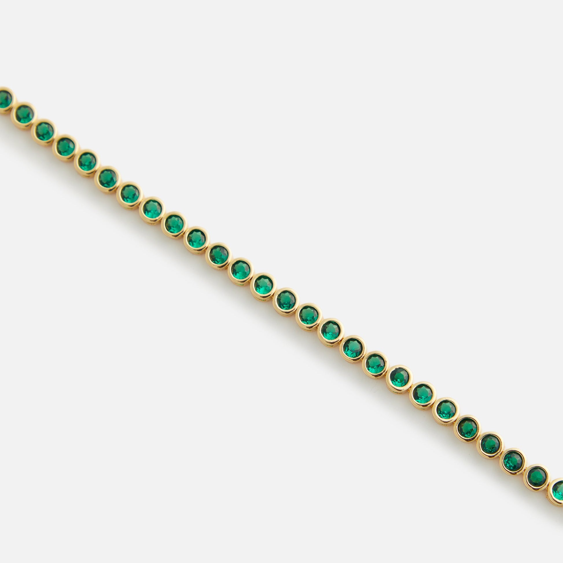 Women Kith Crystal Haze Eternal Bracelet - Emerald