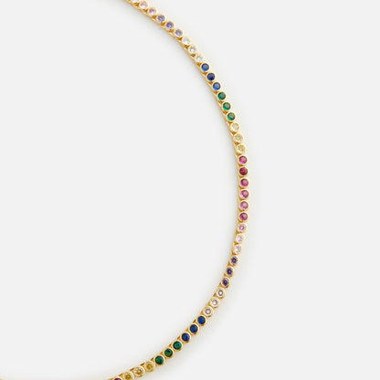 Women Kith Crystal Haze Eternal Necklace - Multi