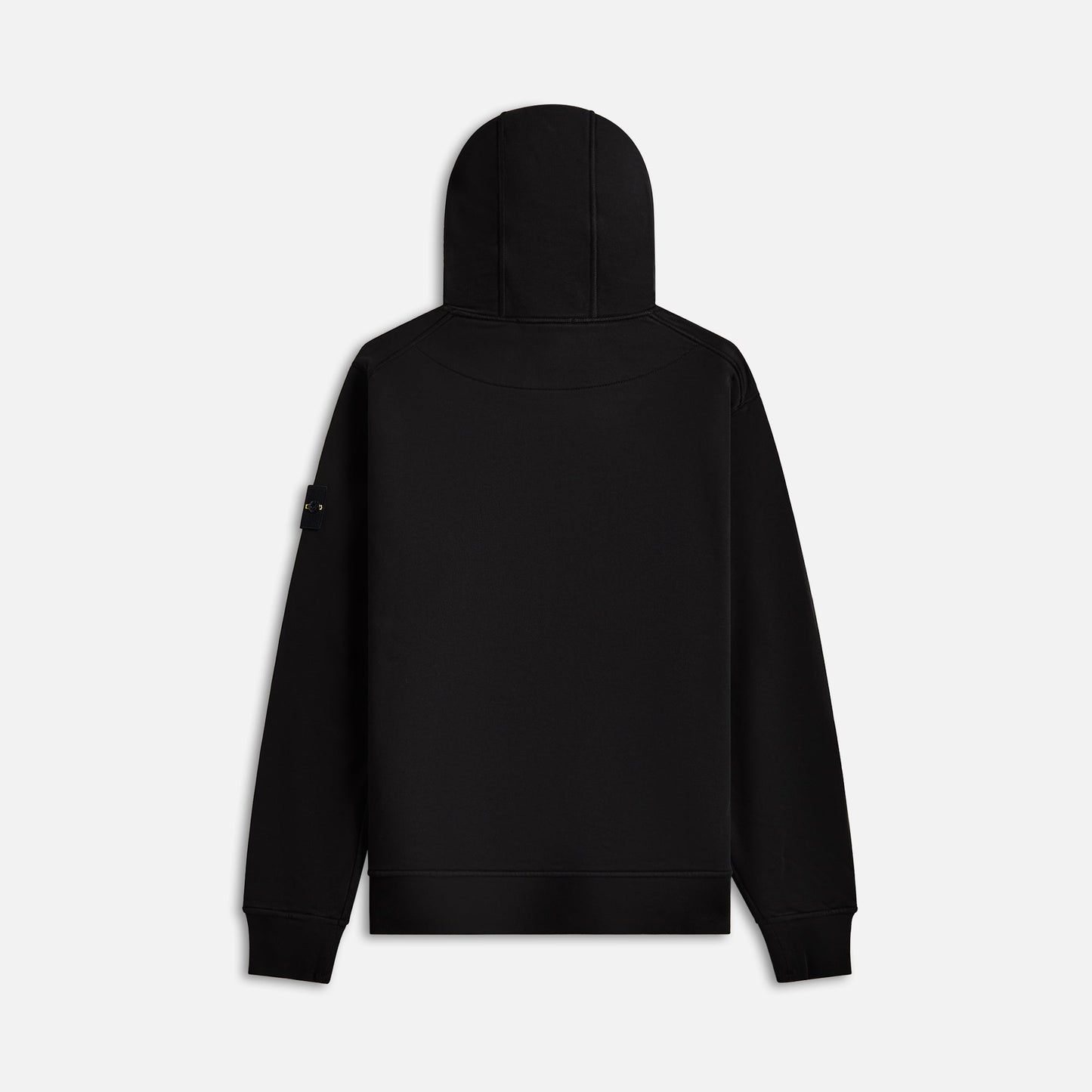 Men Kith Stone Island Garment Dyed Cotton Hoodie - Black