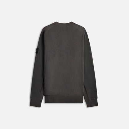 Men Kith Stone Island Cotton Waffle Fleece Sweatshirt - Charcoal
