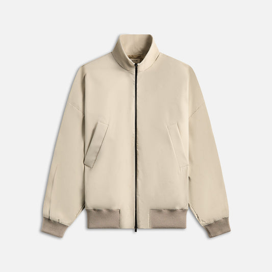 Men Kith Fear of God High Neck Track Jacket - Cement