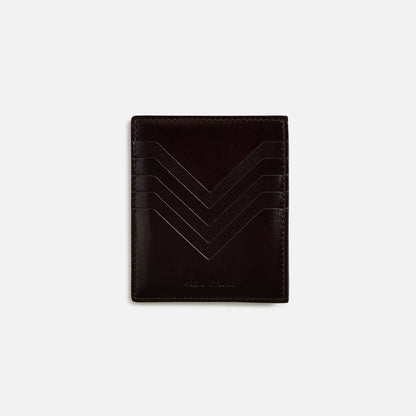 Men Kith Rick Owens Square CC Holder - Mahogany