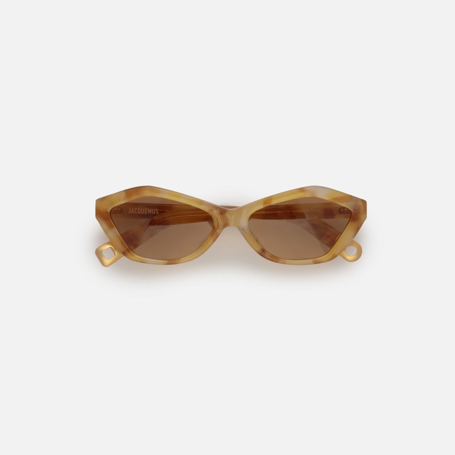 Women Kith Jacquemus Bambino Sunglasses - Beige T-Shell