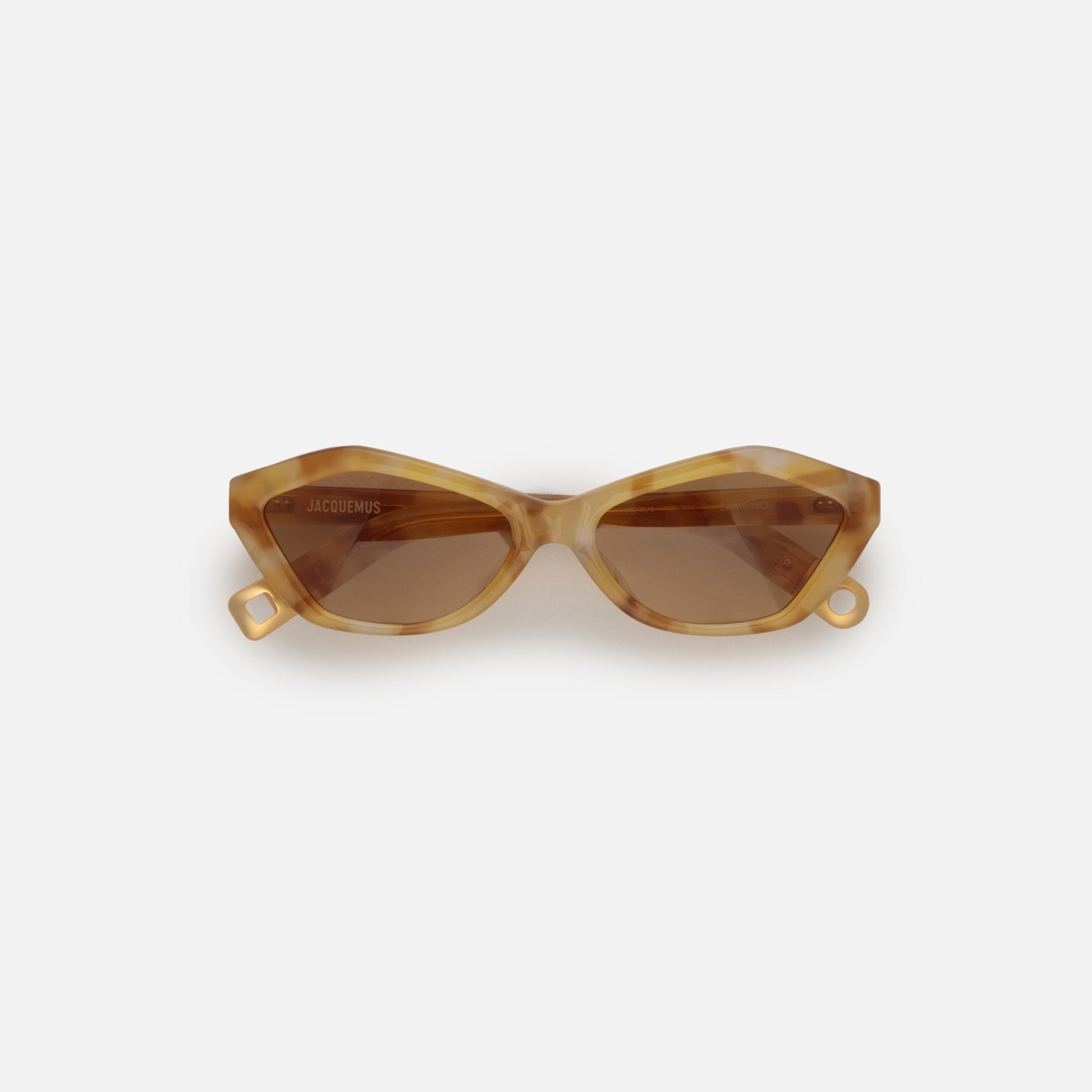 Women Kith Jacquemus Bambino Sunglasses - Beige T-Shell