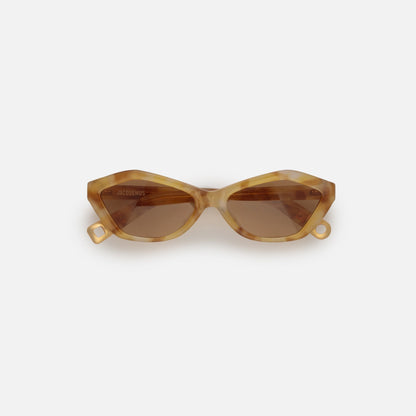 Women Kith Jacquemus Bambino Sunglasses - Beige T-Shell