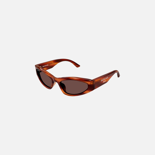 Women Kith Balenciaga BB Frame 387S - Tortoise