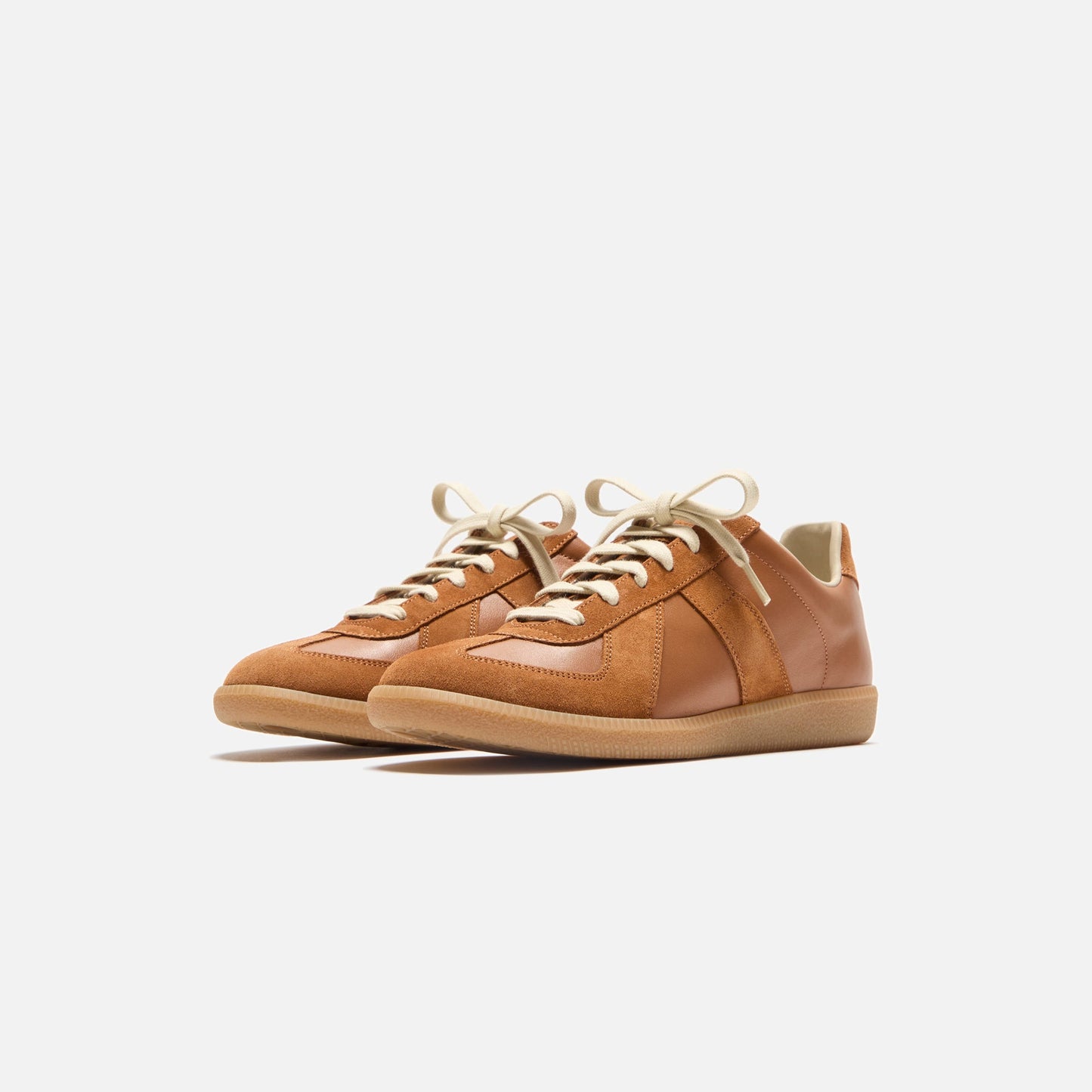 Men|Women Kith Maison Margiela Nappa Replica Sneaker - Honey Sole / Light Brown