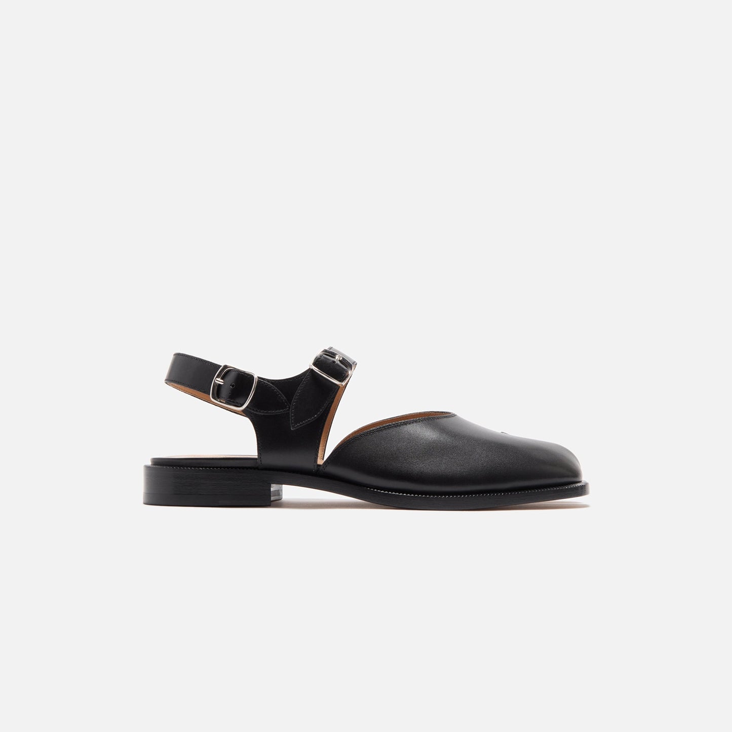 Men|Women Kith Maison Margiela Tabi Sandals MM Box - Calf Black