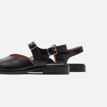 Men|Women Kith Maison Margiela Tabi Sandals MM Box - Calf Black