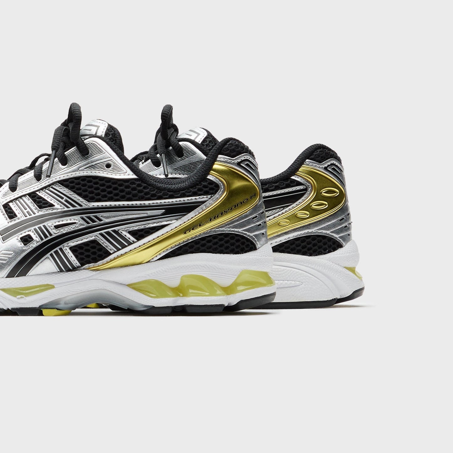 Men Kith ASICS Gel-Kayano 14 - Black / Lemon Spark