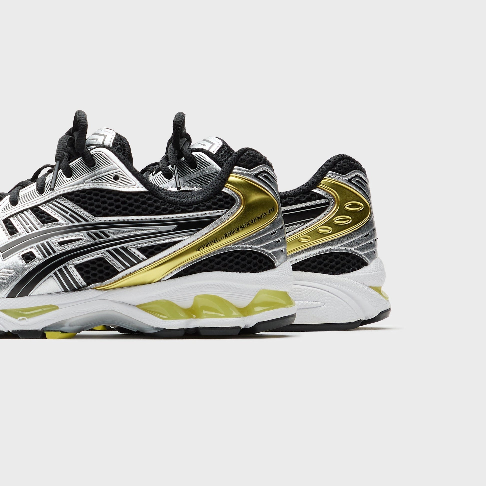 Men Kith ASICS Gel-Kayano 14 - Black / Lemon Spark