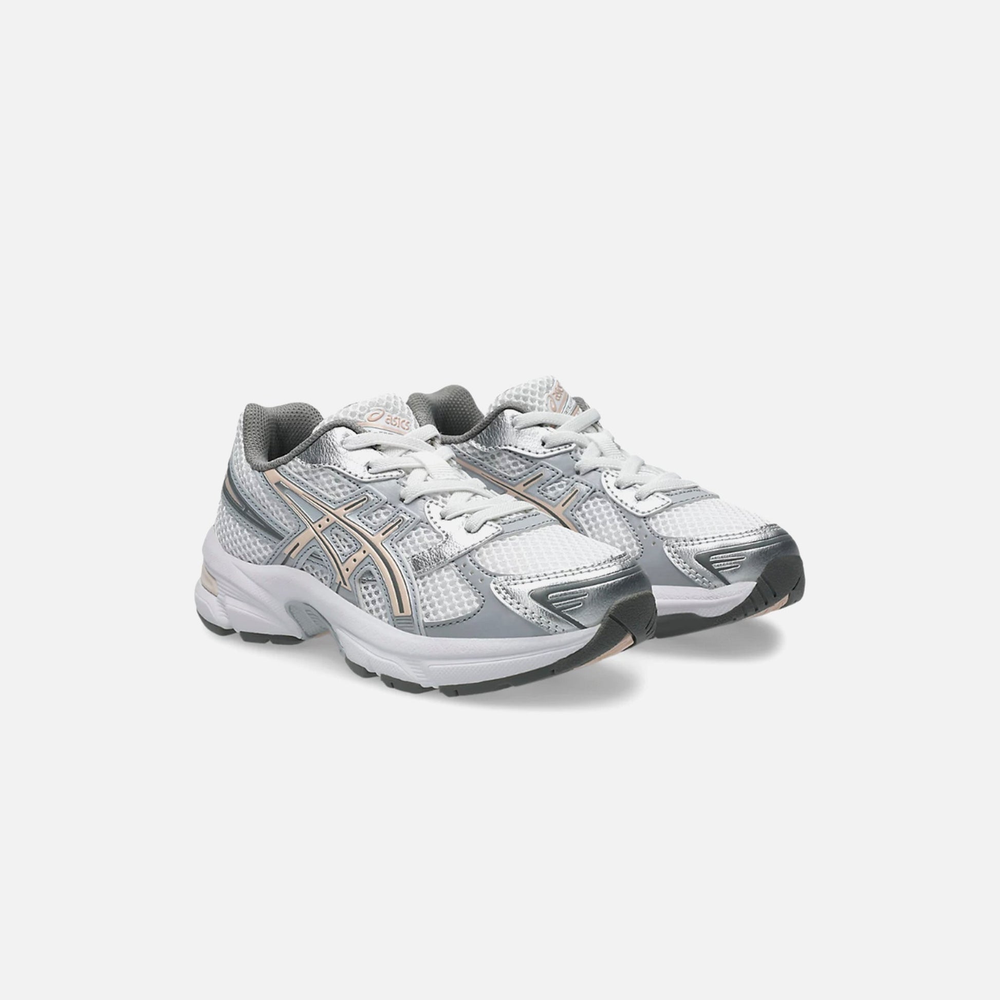 Kids Kith ASCIS PS Gel-1130 - White / Pearl Pink